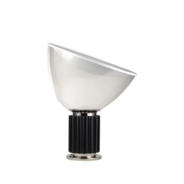 Lampada da tavolo Taccia Small LED 48,5 cm - Nero-cupola in vetro - Flos