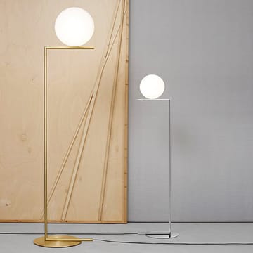 Lampada da terra IC Lights F2 - Ottone spazzolato-opale - Flos