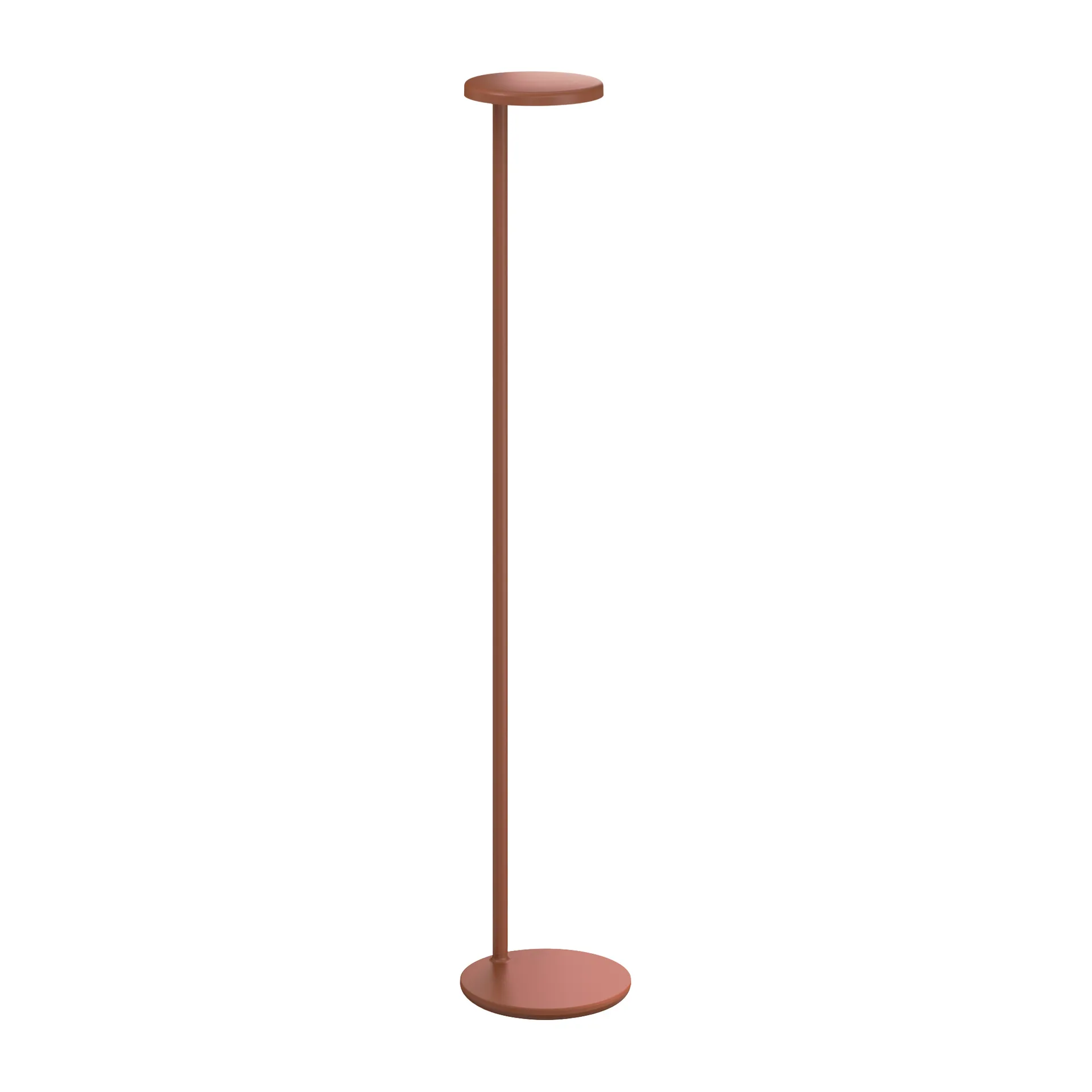 Lampada da terra Oblique, Matte rust Flos