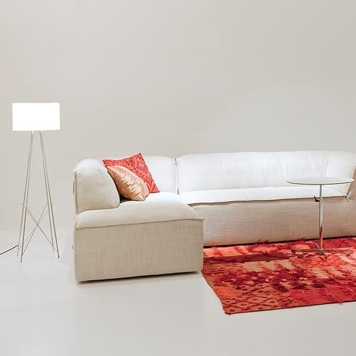 Lampada da terra Ray F2, Nero-cromo Flos