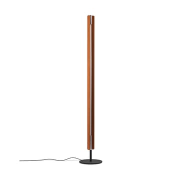 Lampada da terra Seki-han 226 cm - Heat treatened ash-black metal - Flos