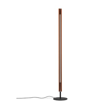 Lampada da terra Seki-han 226 cm - Heat treatened ash-black metal - Flos