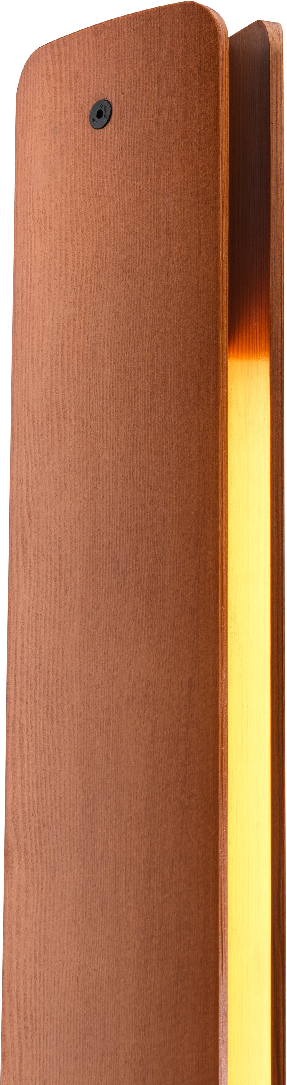 Lampada da terra Seki-han 226 cm, Heat treatened ash-black metal Flos