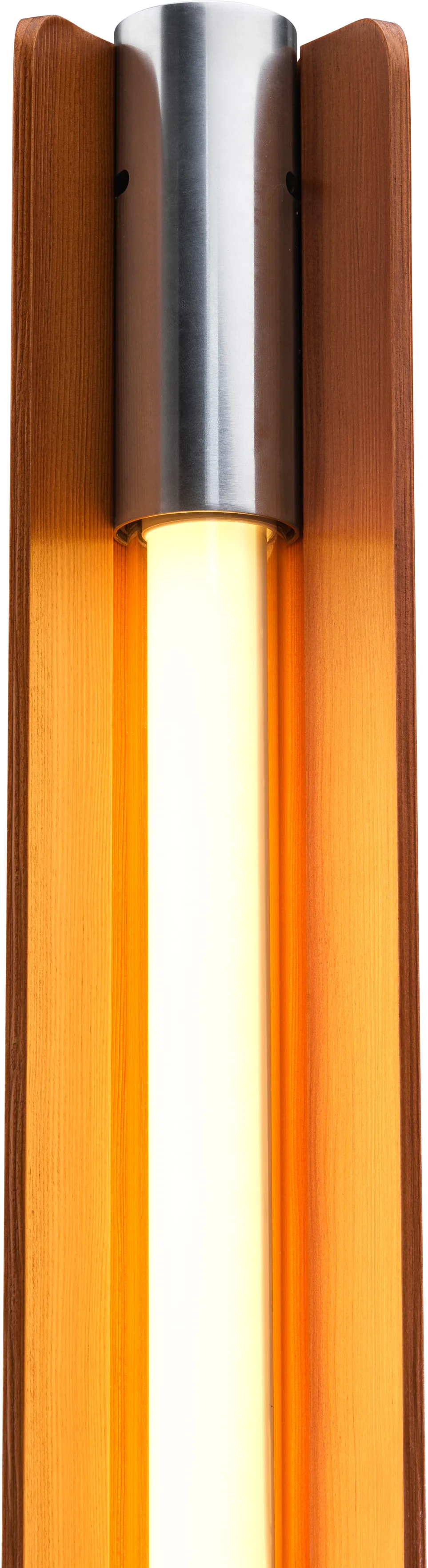 Lampada da terra Seki-han 226 cm, Heat treatened ash-black metal Flos