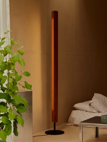 Lampada da terra Seki-han 226 cm - Heat treatened ash-black metal - Flos