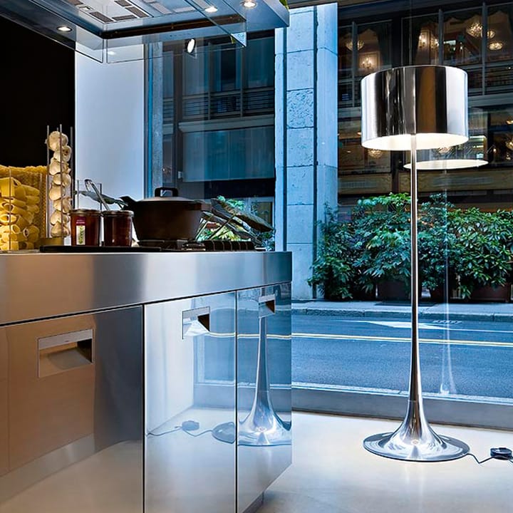 Lampada da terra Spun Light F, Bianco Flos