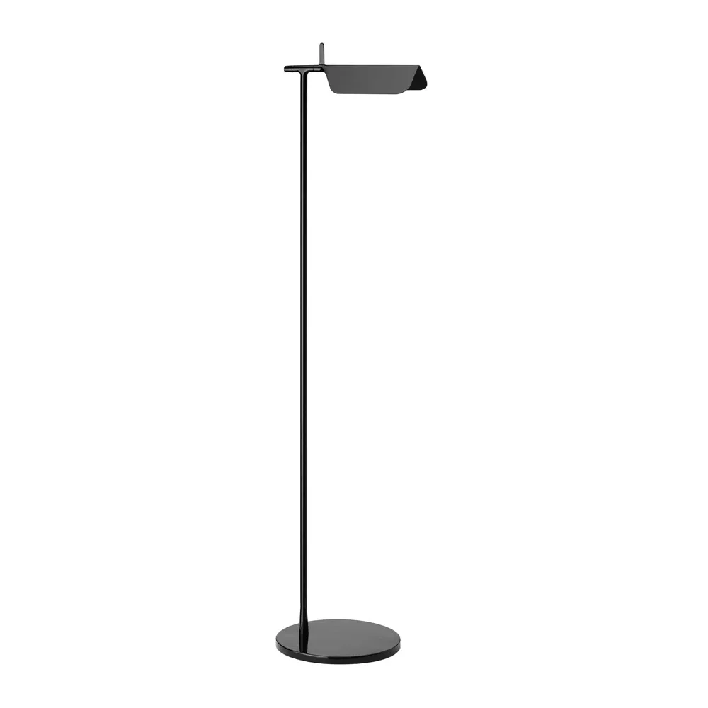 Lampada da terra Tab F LED, Nero laccato Flos