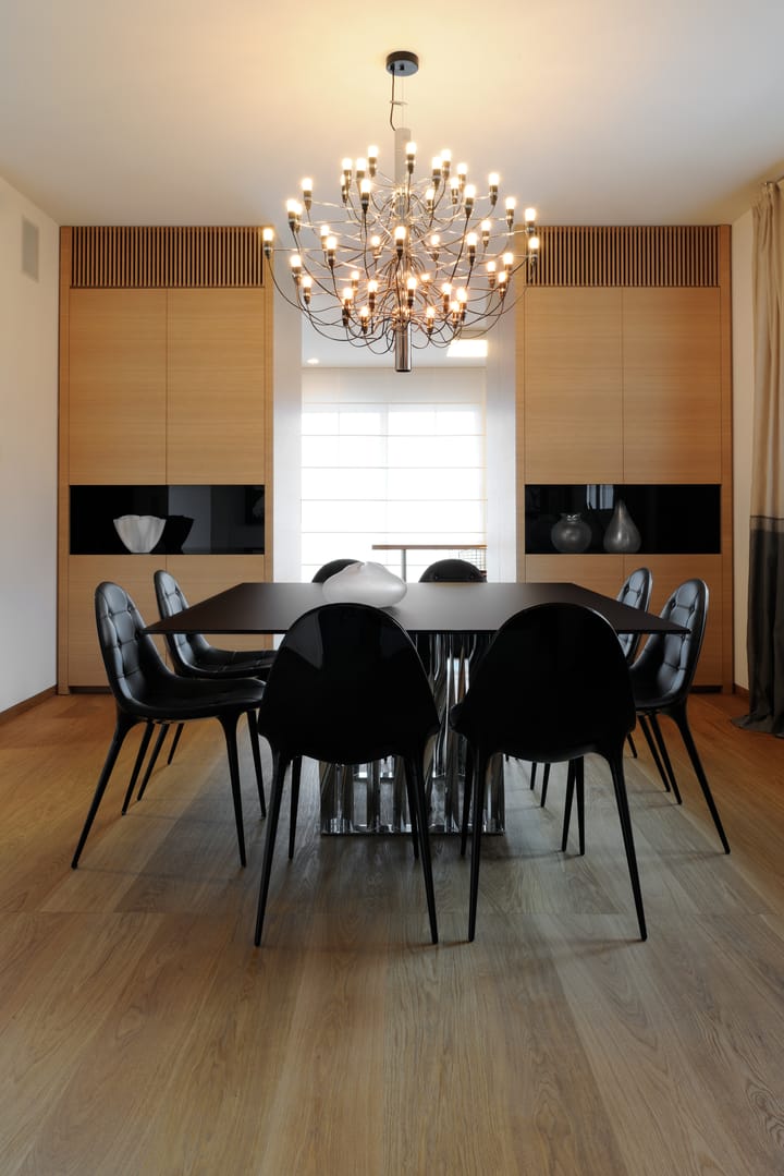 Lampadario 2097 Sarfatti, Cromo 50 lampade Flos