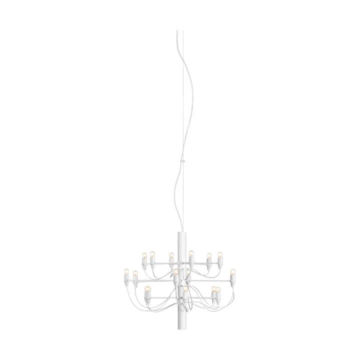 Lampadario 2097 Sarfatti LED - Matt bianco 18 lampade - Flos