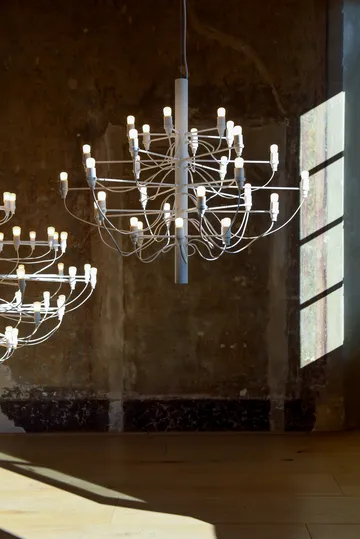Lampadario 2097 Sarfatti LED - Mattvit 30 lampade - Flos