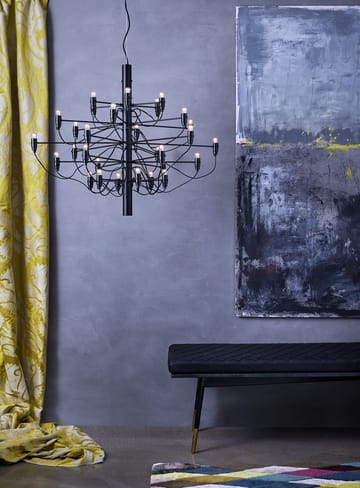 Lampadario 2097 Sarfatti LED - Nero opaco 30 lampade - Flos