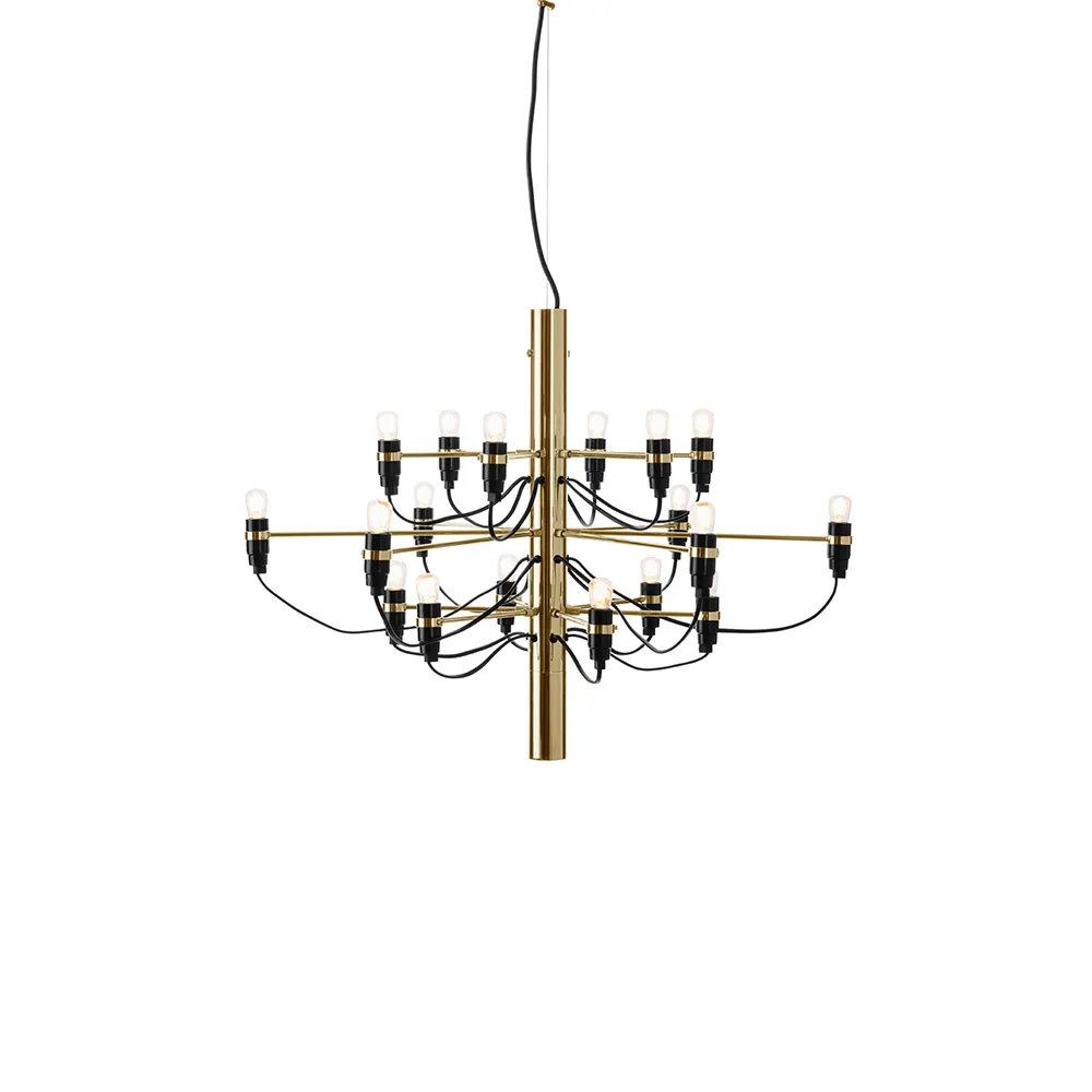 Lampadario 2097 Sarfatti LED, Ottone 18 lampade Flos