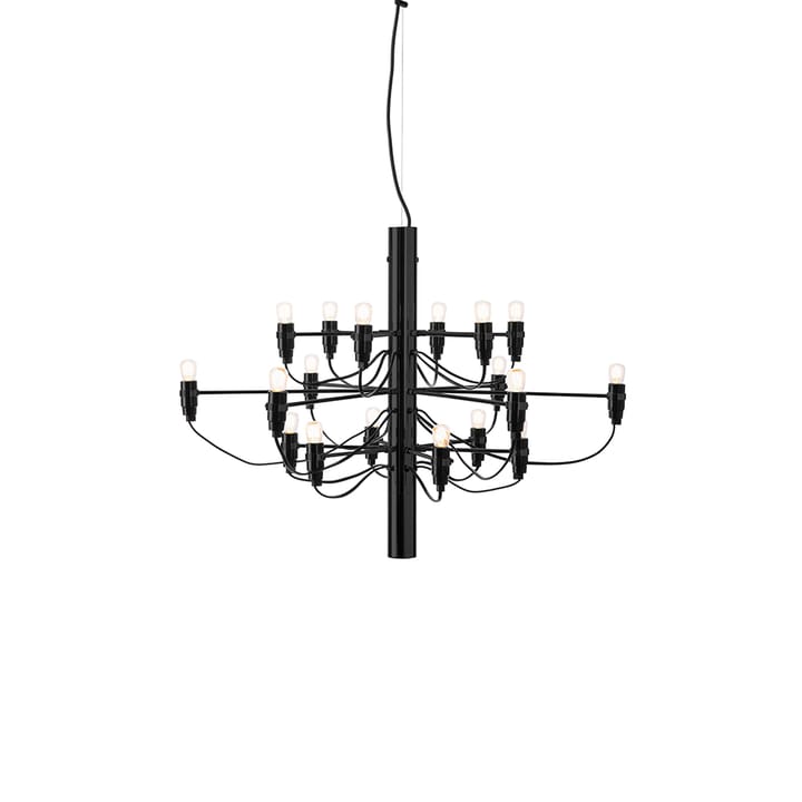 Lampadario 2097 Sarfatti, Nero opaco 18 lampade Flos