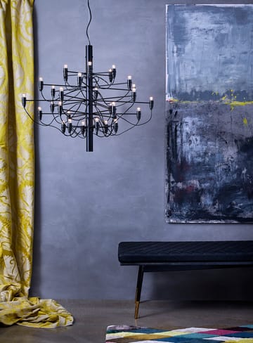 Lampadario 2097 Sarfatti - Nero opaco 30 lampade - Flos