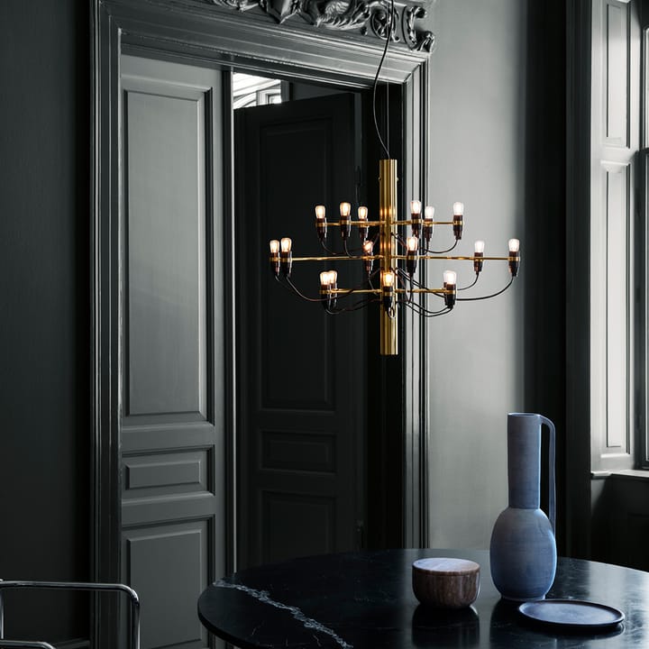 Lampadario 2097 Sarfatti, Ottone 18 lampade Flos