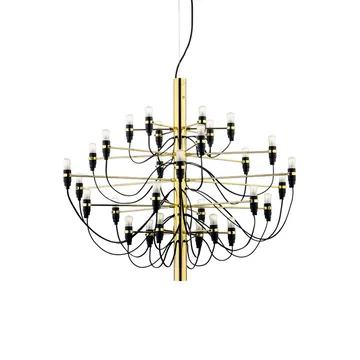 Lampadario 2097 Sarfatti - Ottone 30 lampade - Flos