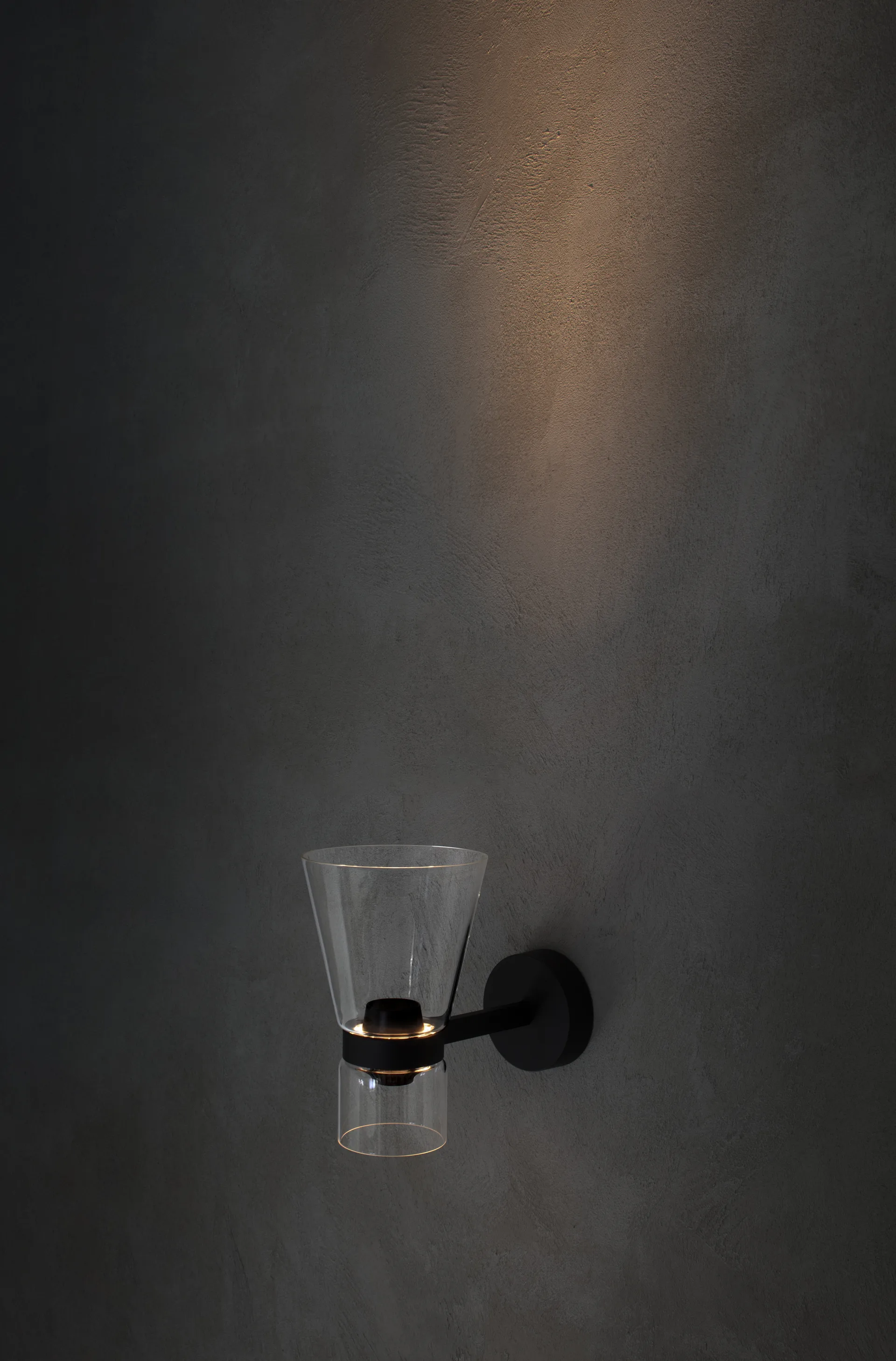 Nocturne Cone applique - nero,  Flos