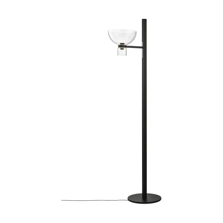 Nocturne F1 bowl lampada da terra - nero - Flos