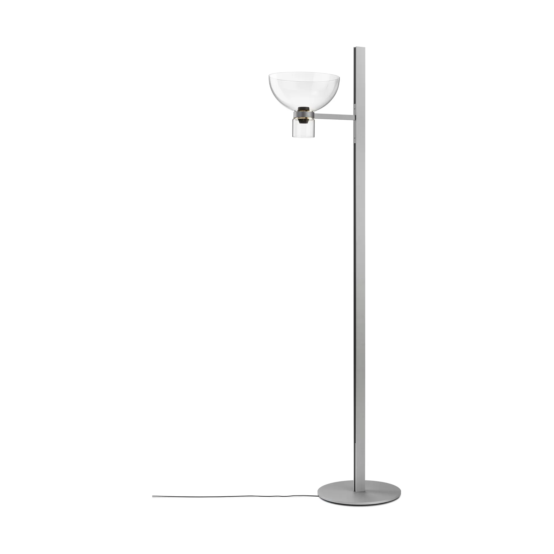 Nocturne F1 bowl lampada da terra - silver,  Flos