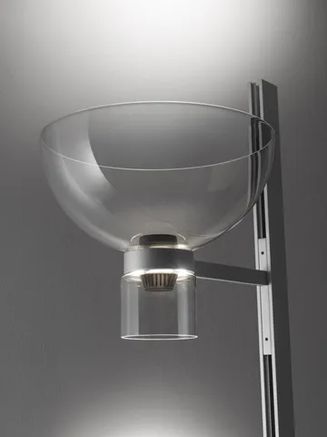 Nocturne F1 bowl lampada da terra - silver - Flos
