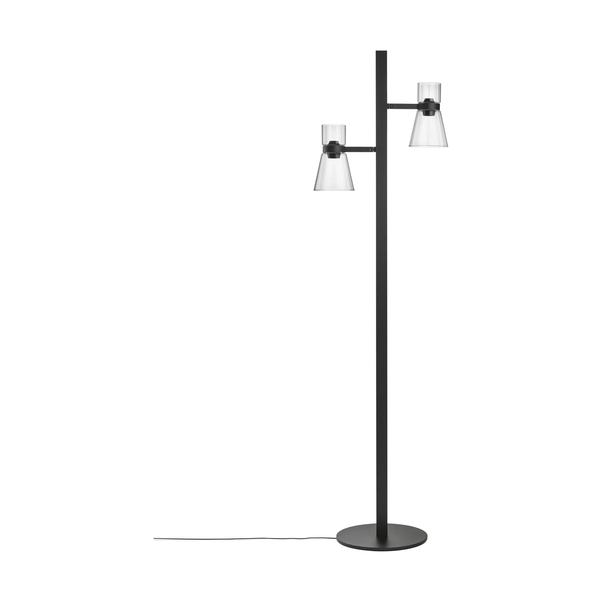 Nocturne F2 cone lampada da terra - Nero,  Flos
