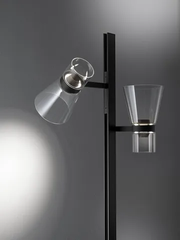 Nocturne F2 cone lampada da terra - Nero - Flos