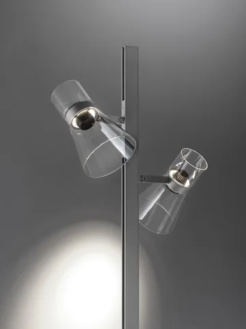 Nocturne F2 cone lampada da terra - Silver - Flos