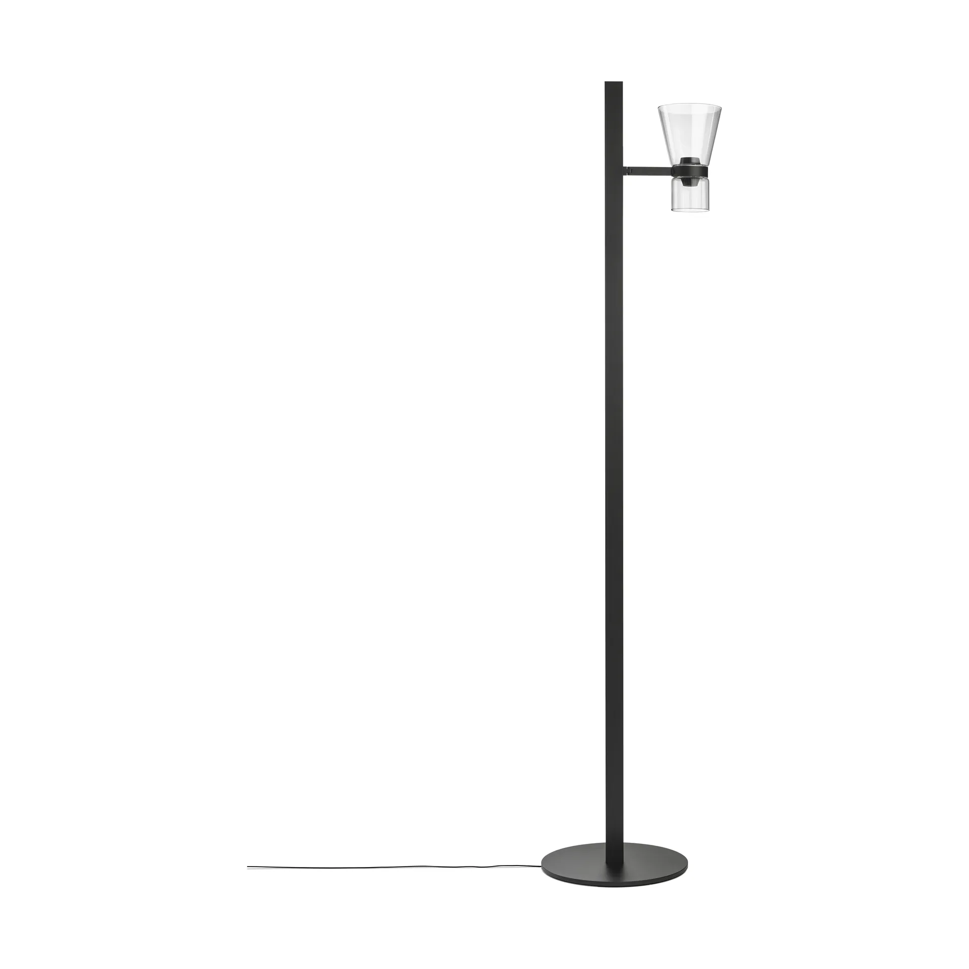 Nocturne FI cone lampada da terra - Nero,  Flos