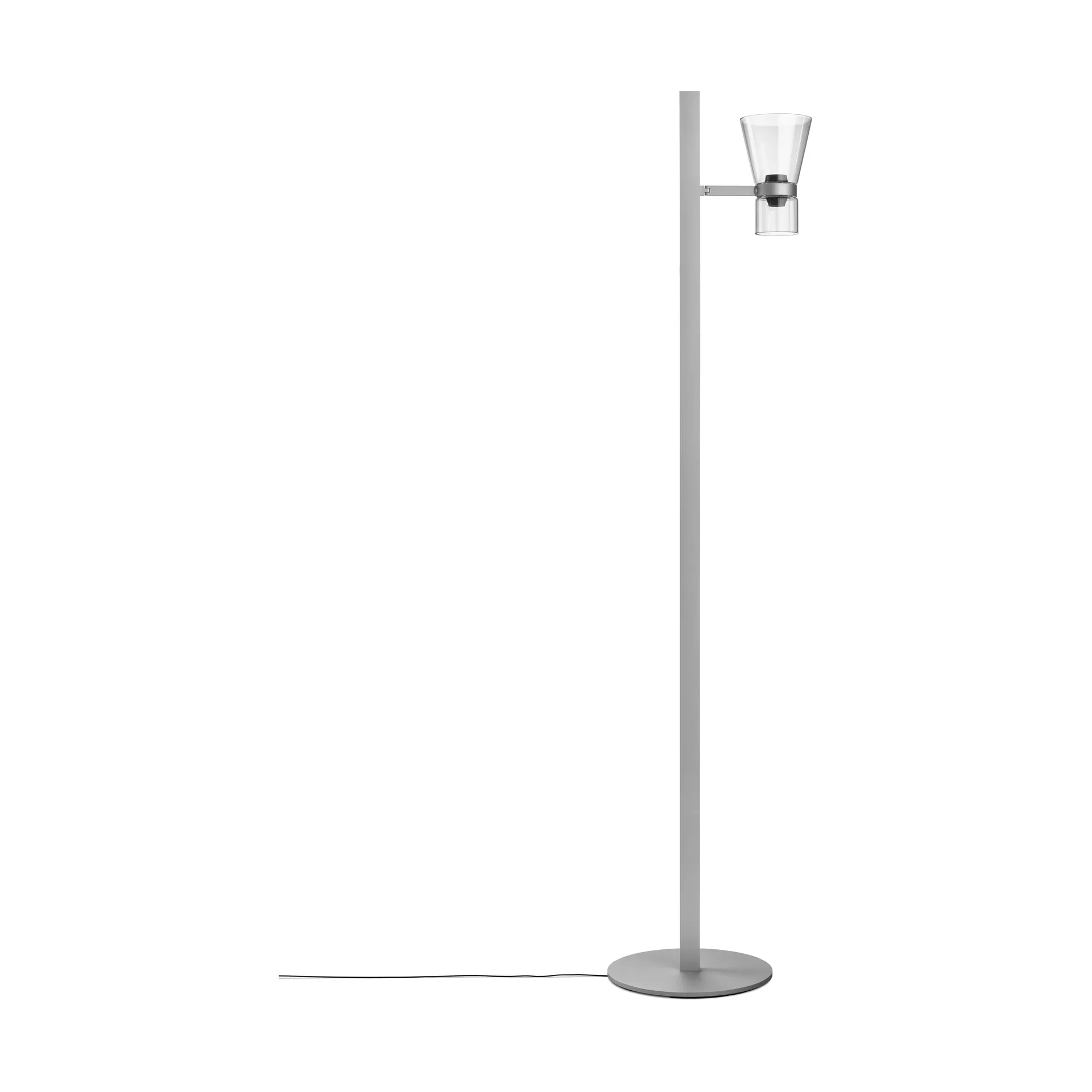 Nocturne FI cone lampada da terra - Silver,  Flos