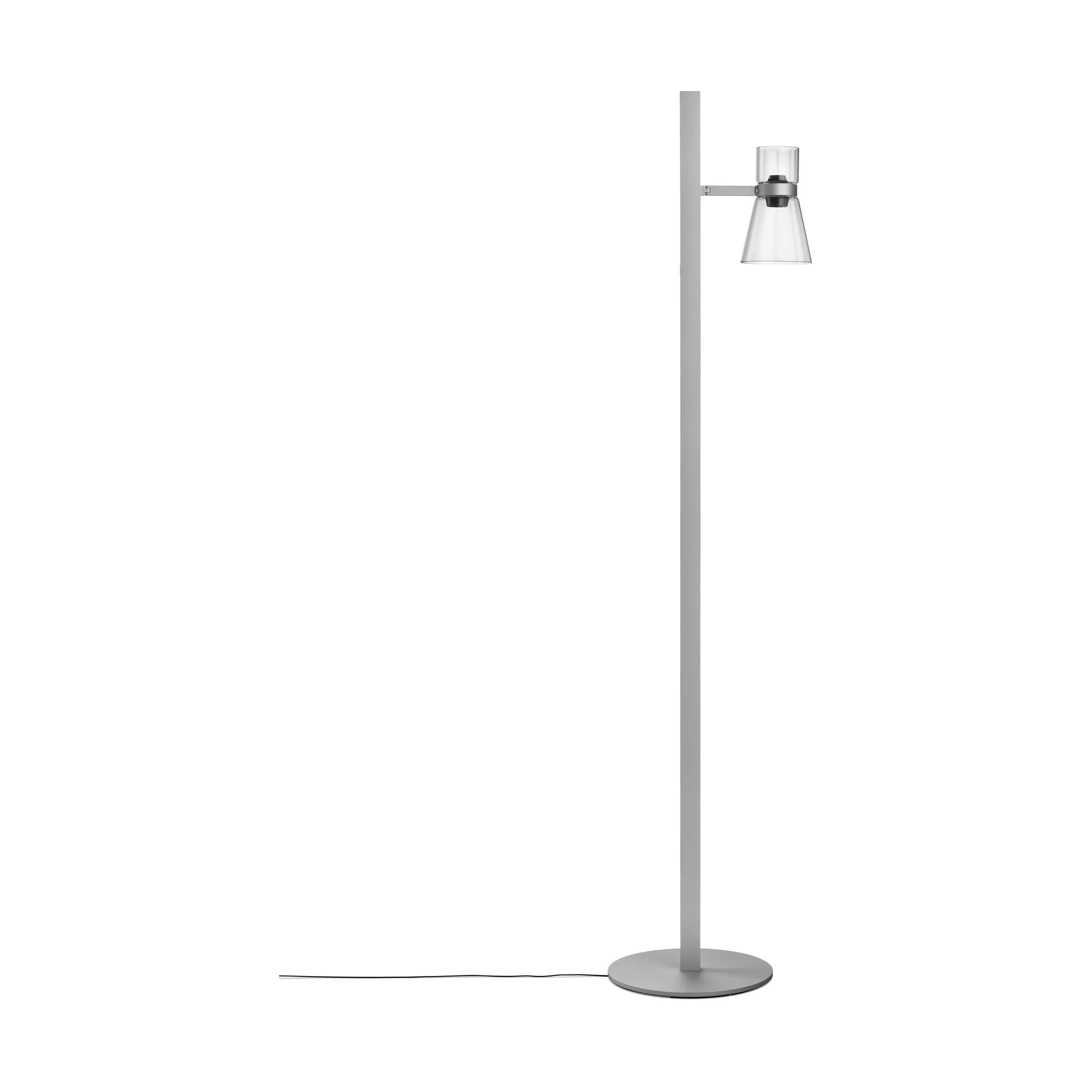 Nocturne FI cone lampada da terra - Silver,  Flos