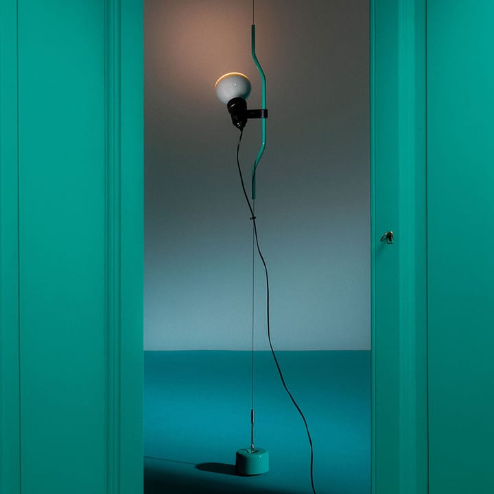 Parentesi lampada da pavimento e da soffitto dimmerabile, Bianco Flos