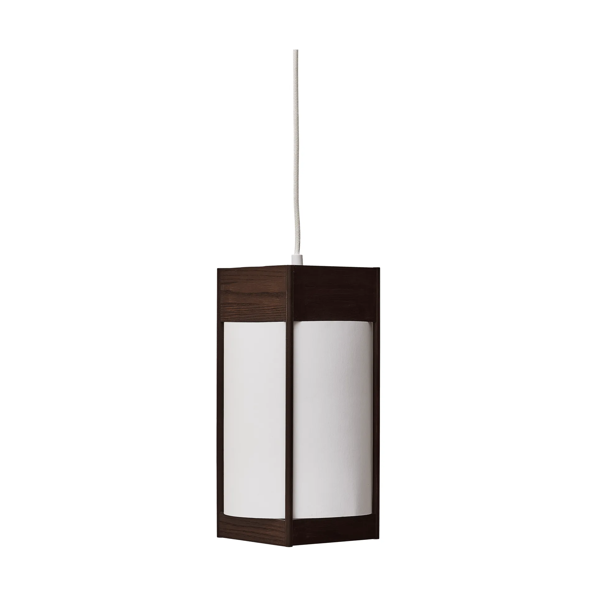 Andon lampada a sospensione, Frassino marrone scuro, medium Form & Refine
