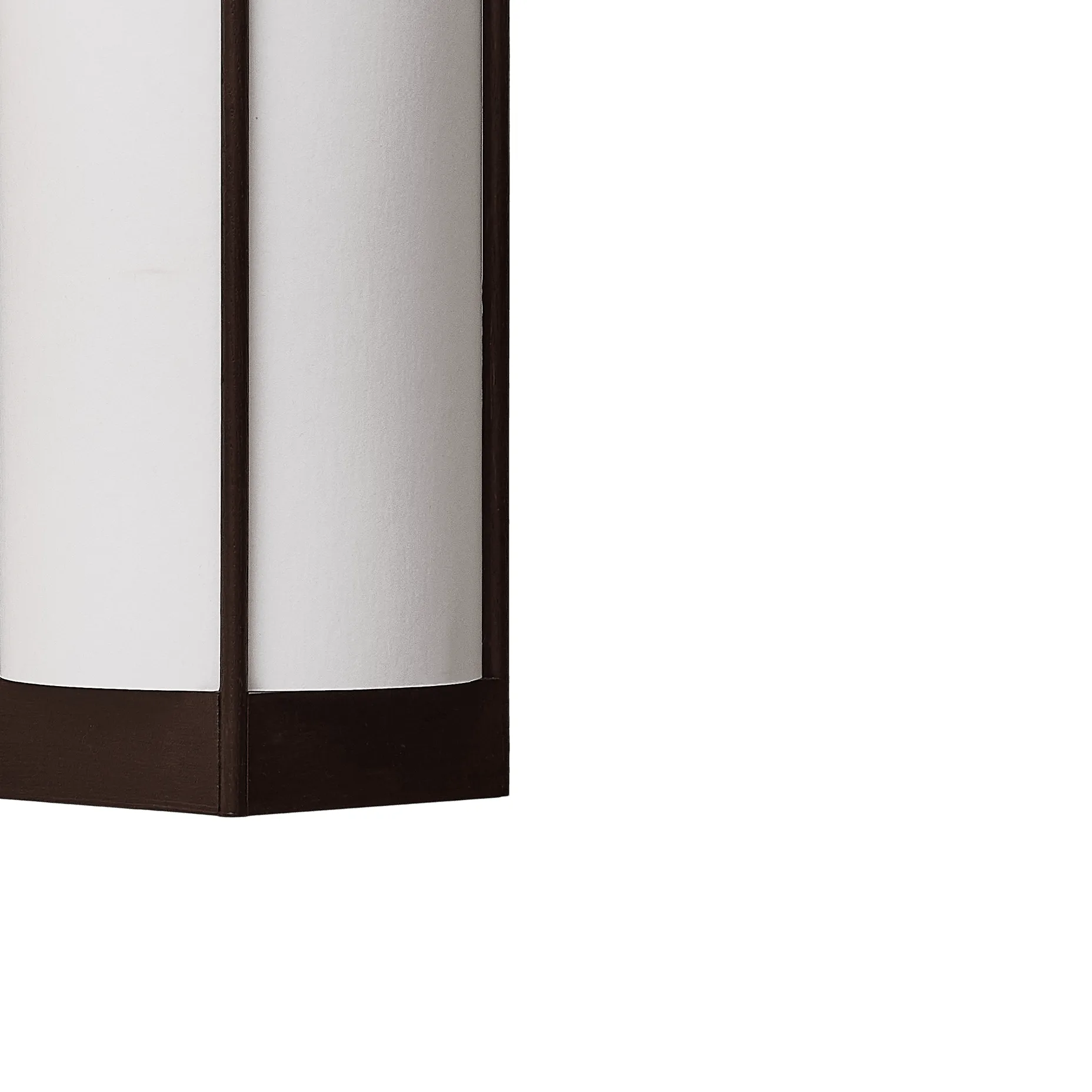 Andon lampada a sospensione, Frassino marrone scuro, small Form & Refine