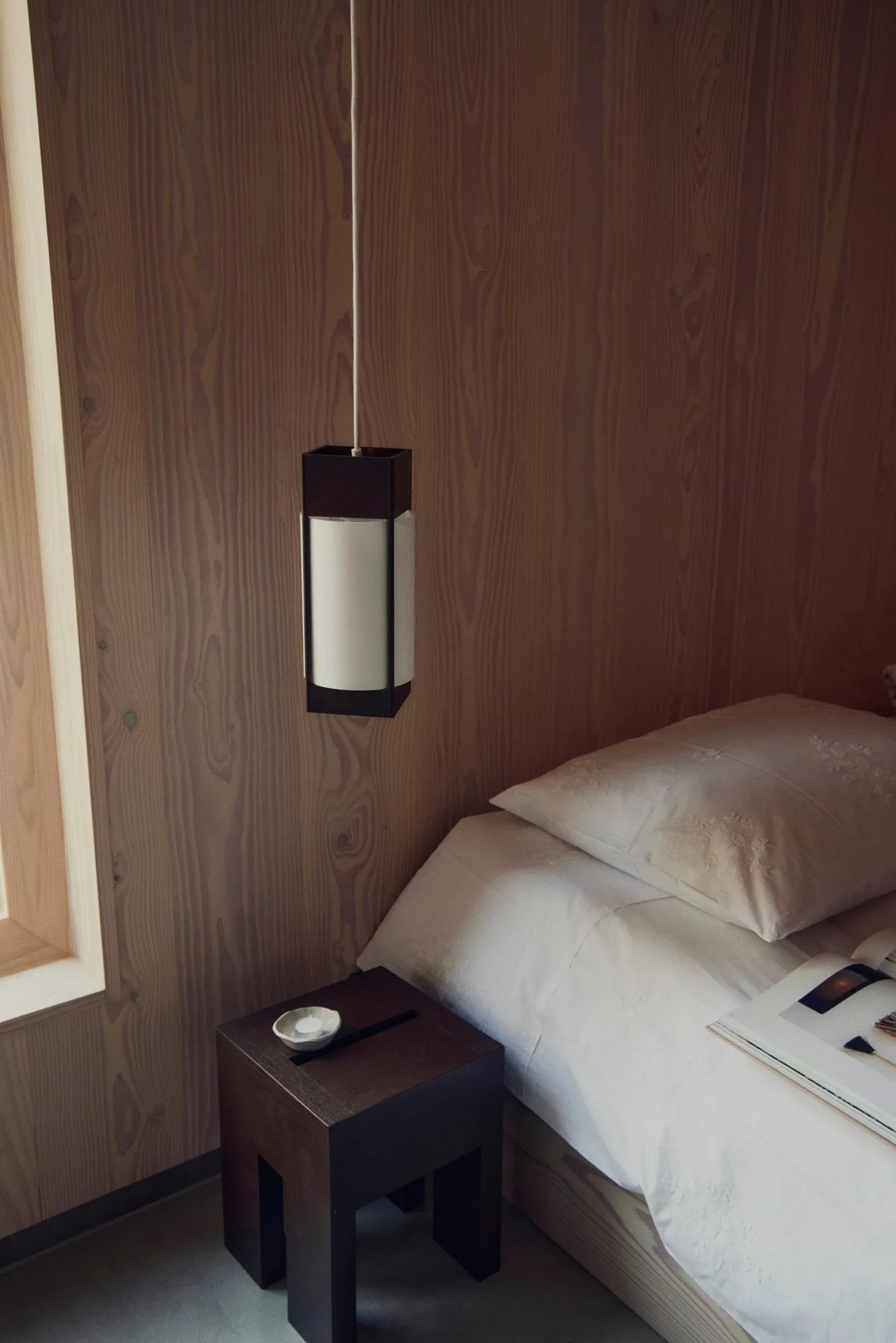 Andon lampada a sospensione, Frassino, small Form & Refine