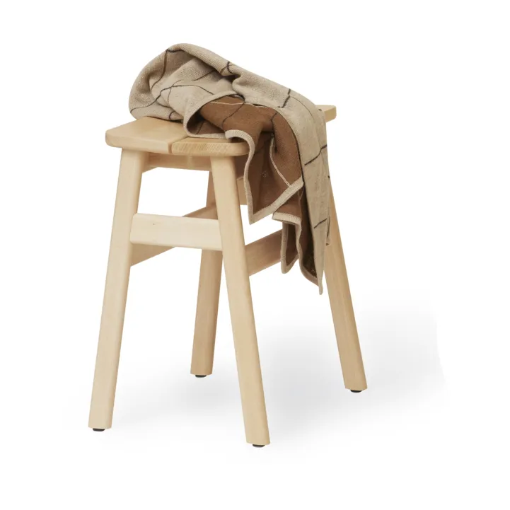 Angle Standard sgabello rotondo 45 cm, Faggio, Ø32x46 cm Form & Refine