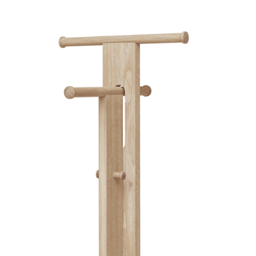 Attaccapanni da ingresso Foyer 173,3 cm - Rovere bianco - Form & Refine