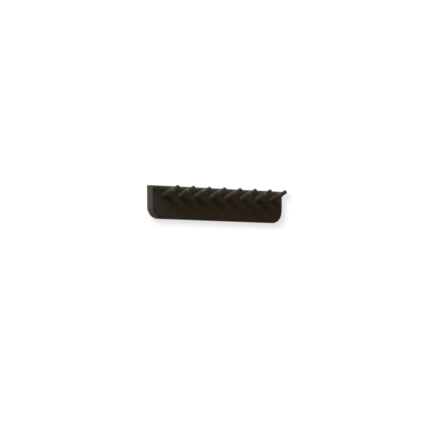 Barra appendiabiti Echo da 40 cm, Nero Form & Refine