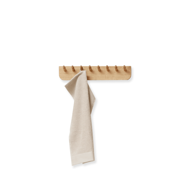 Barra appendiabiti Echo da 40 cm, Rovere bianco Form & Refine