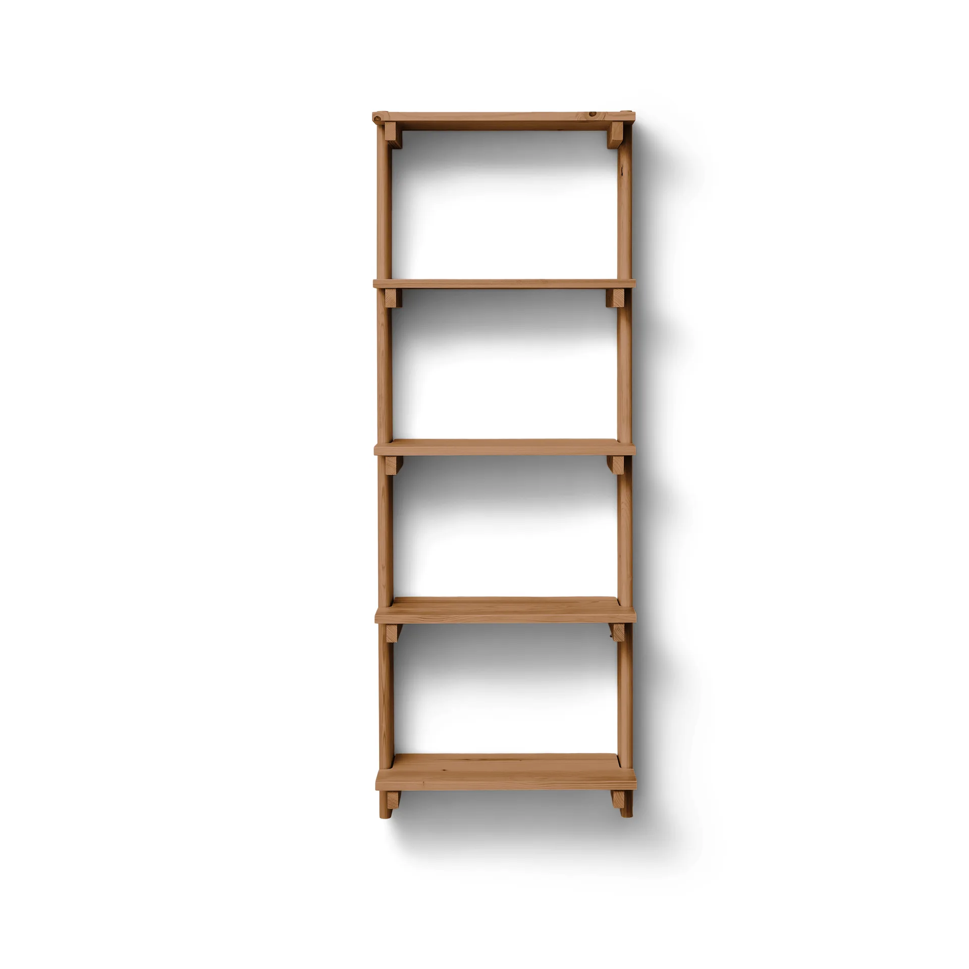 Beam Shelf mensola da parete, Pino marrone scuro, 60x167x25 cm Form & Refine