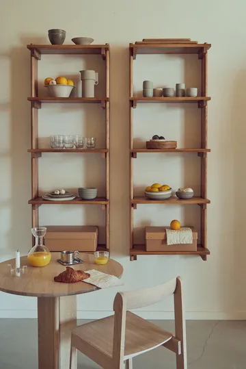 Beam Shelf mensola da parete - Pino marrone scuro, 60x167x25 cm - Form & Refine