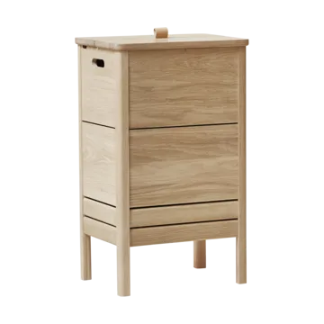 Cesto portabiancheria A Line - Rovere bianco - Form & Refine