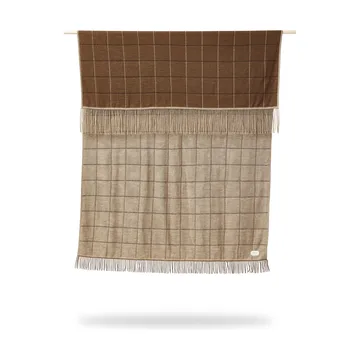 Coperta Aymara 130x190 cm - Nuovo quadrato marrone - Form & Refine