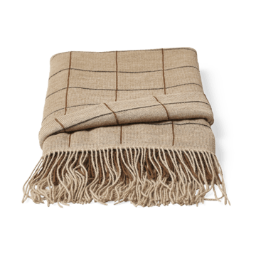 Coperta Aymara 130x190 cm - Nuovo quadrato marrone - Form & Refine