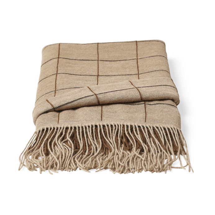 Coperta Aymara 130x190 cm, Nuovo quadrato marrone Form & Refine