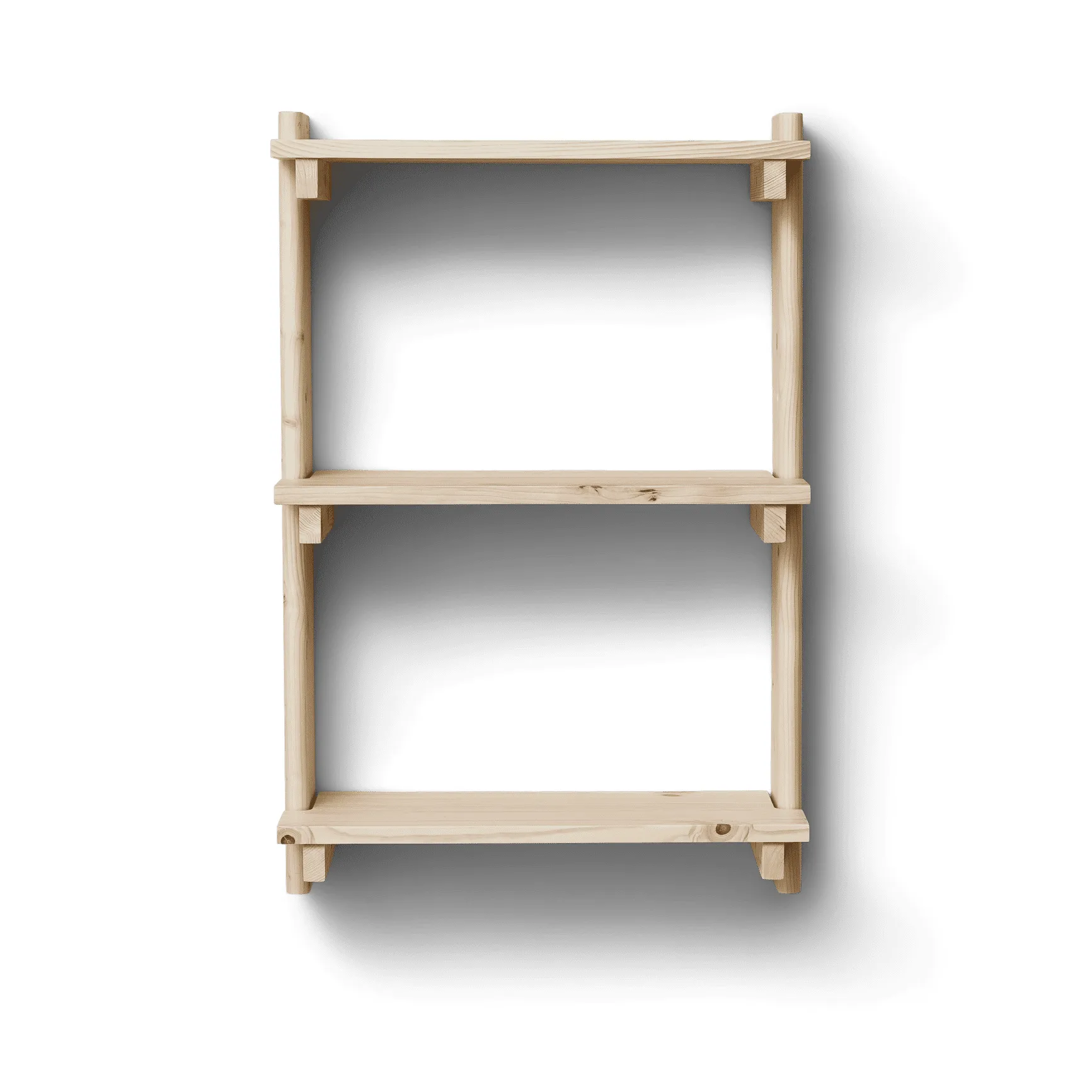Mensola da parete Beam a 3 ripiani, Legno di pino Form & Refine