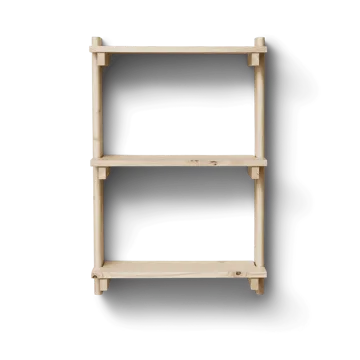 Mensola da parete Beam a 3 ripiani - Legno di pino - Form & Refine