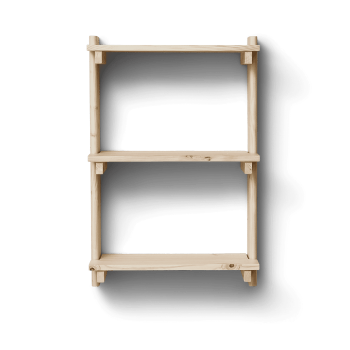 Mensola da parete Beam a 3 ripiani - Legno di pino - Form & Refine