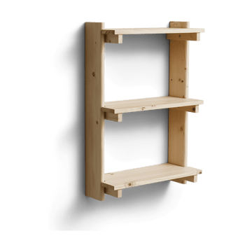 Mensola da parete Beam a 3 ripiani - Legno di pino - Form & Refine
