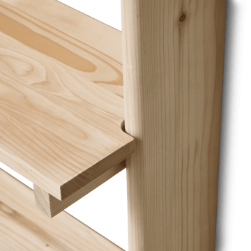 Mensola da parete Beam a 3 ripiani - Legno di pino - Form & Refine