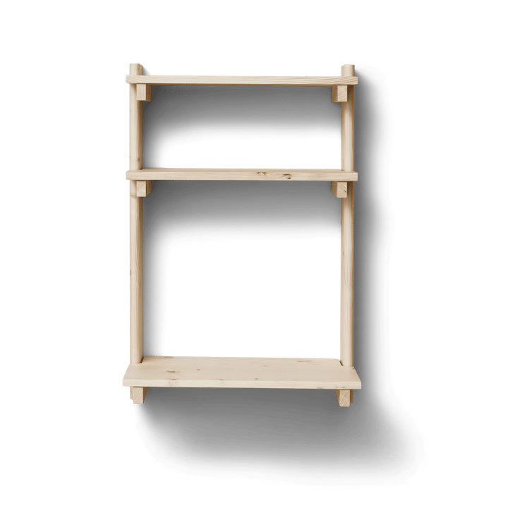 Mensola da parete con scrivania Beam - Legno di pino - Form & Refine